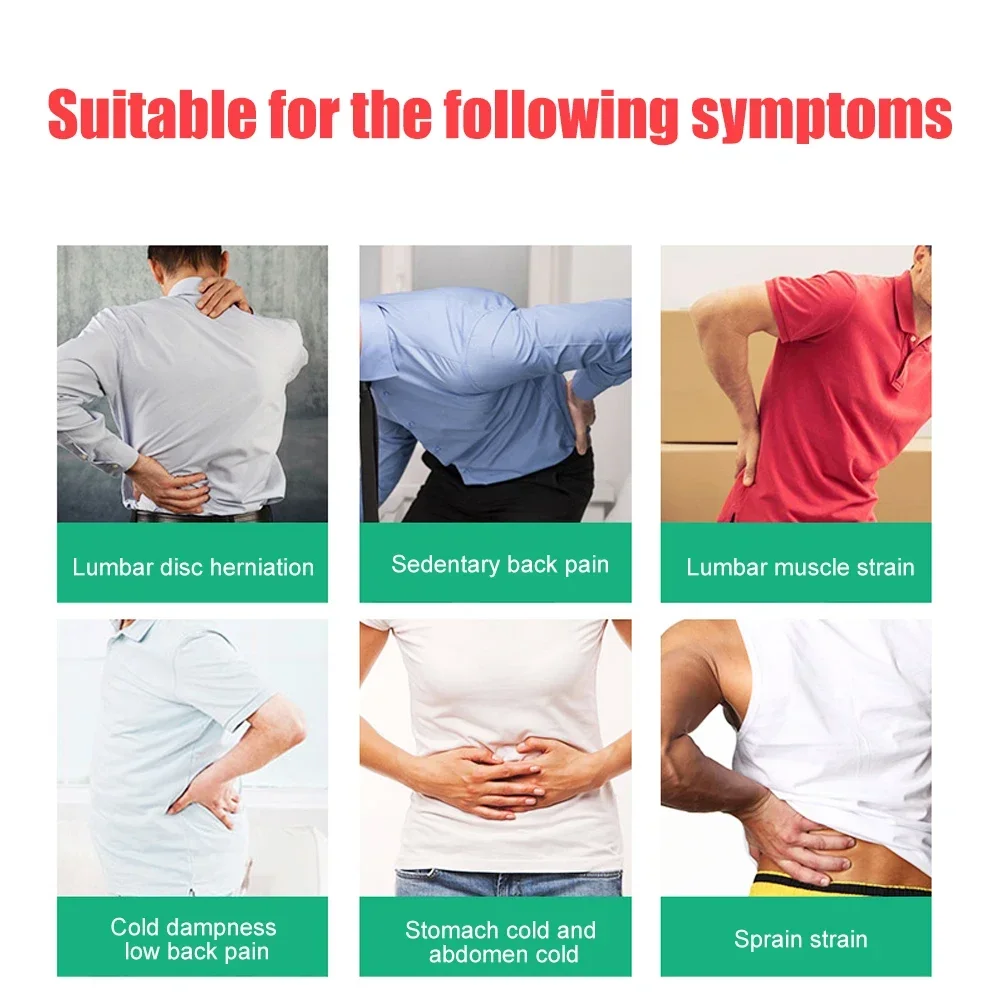 pás 1PCS Orteza pleców na ból dolnej części pasy podtrzymujące plecy dla kobiet i mężczyzn ochrona lędźwi samonagrzewający się pas