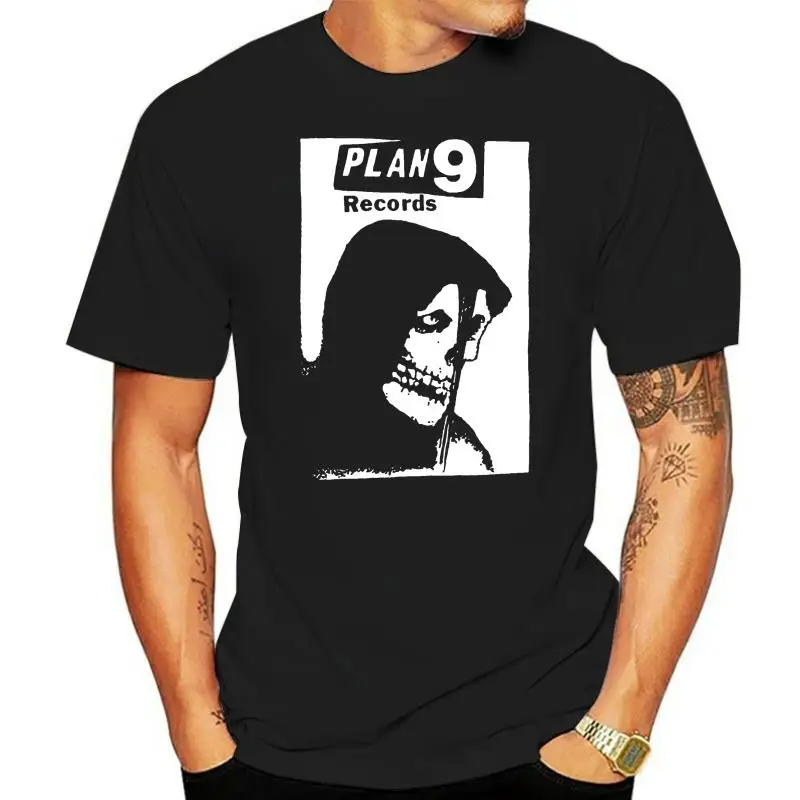 NEW RARE VINTAGE Plan 9 records T-Shirt Misfits SIZE S-2XL REPRINT