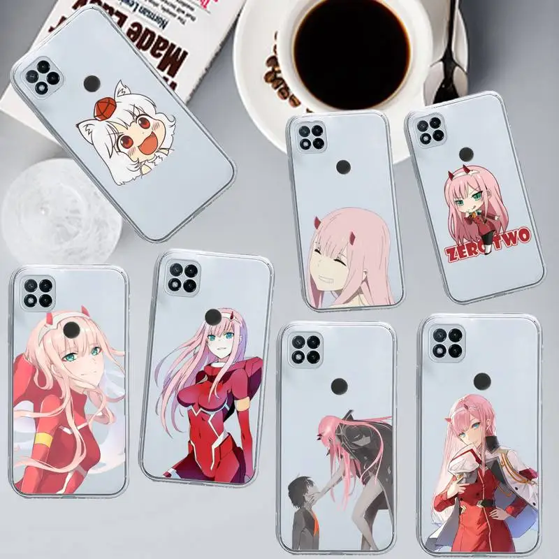 

DARLING in the FRANXX Anime Phone Case Transparent for Xiaomi redmi note x f poco 10 11 9 7 8 3 i t s pro cover shell coque