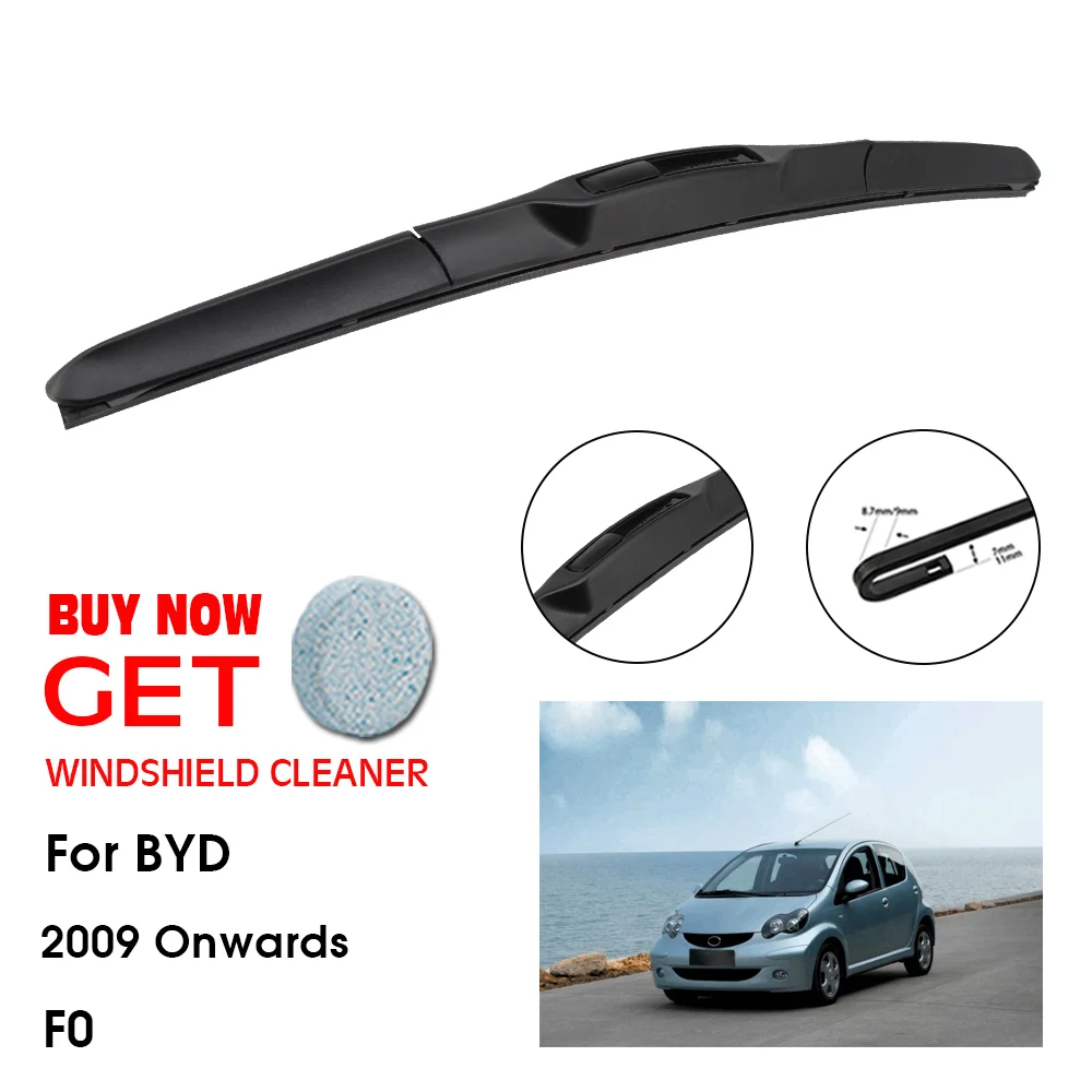 

Car Wiper Blade For BYD F0 26" Single 2009 Onwards Front Window Washer Windscreen Windshield Wipers Blades Accessories