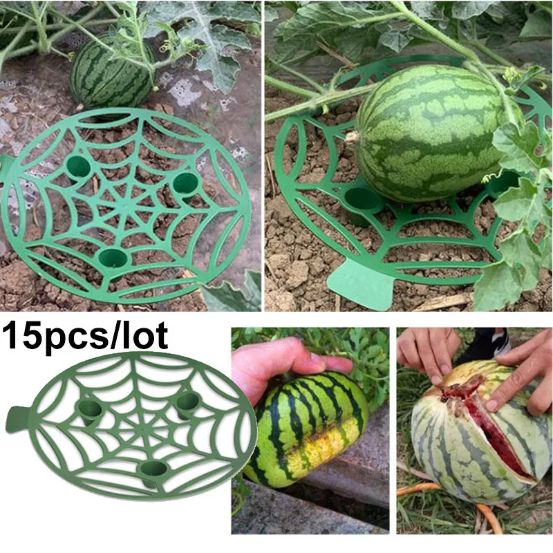 

15pcs/lot Watermelon Vegetables Fruit Stand Support Basket Frame Holder Plant Tray Rack Gardening Stand Garden Tools U26