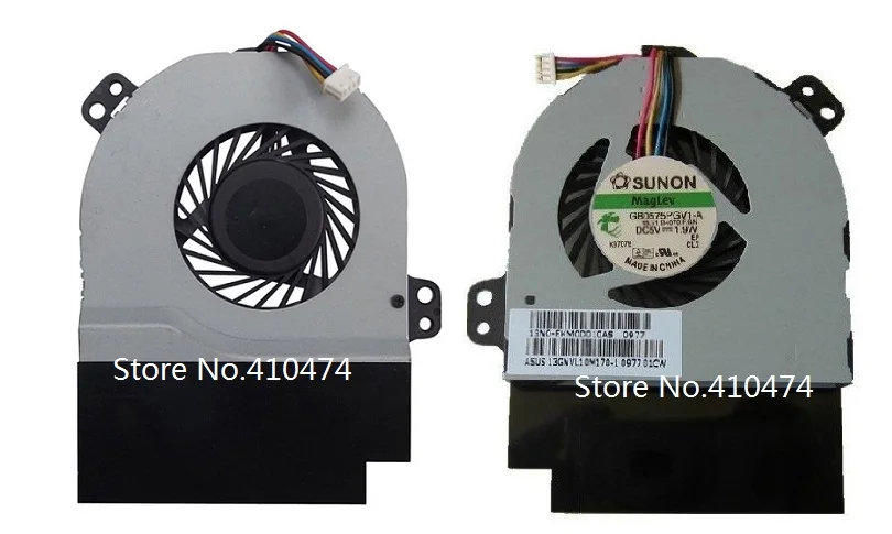 

SSEA New Laptop cooler fan for ASUS UX50 UX50V Laptop fan GB0575PGV1-A 13.V1.B4070.F.GN CPU cooling Fan Wholesale