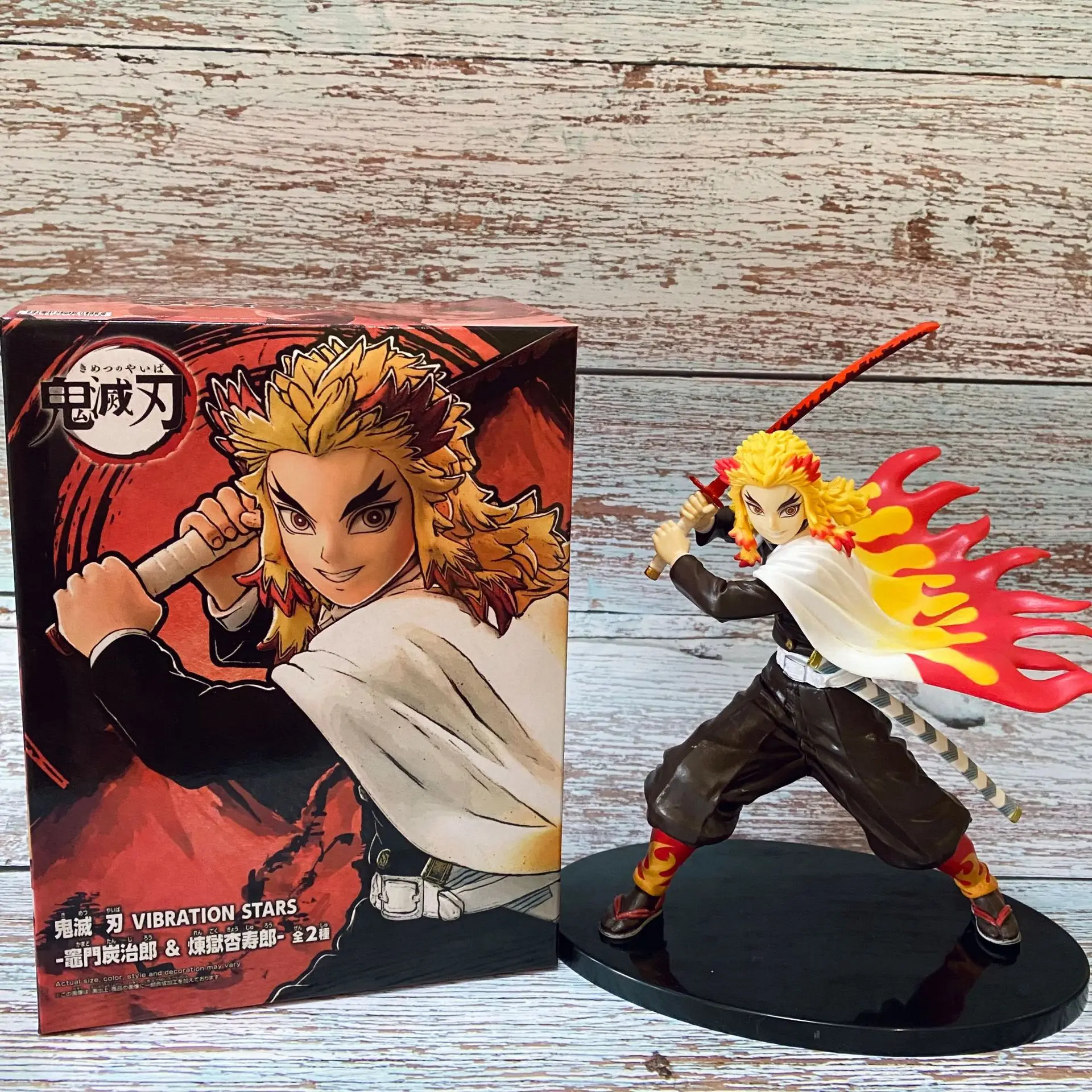 Экшн-фигурка из аниме «рассекающий демонов», Rengoku Kyoujurou Fighting Kimetsu No Yaiba, ПВХ, Коллекционная модель, игрушка, подарок для детей