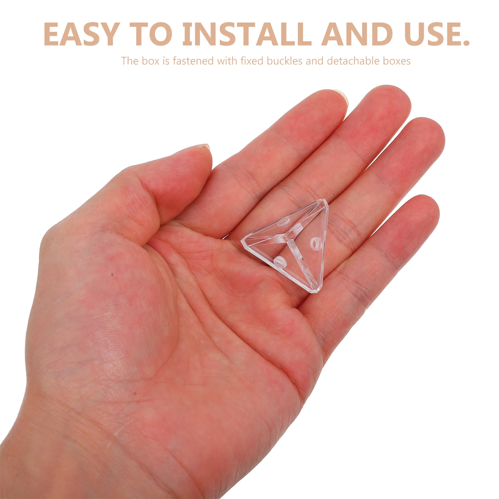 10 шт. мебельная угловая акриловая коробка прозрачная витрина ящики защитные