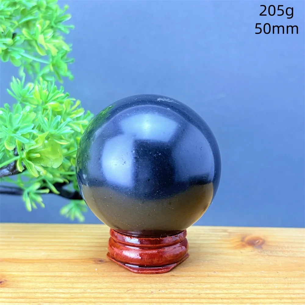 

Хрустальный шар из черного турмалина