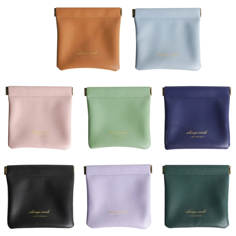 

Мини косметичка из искусственной кожи с автоматическим закрытием