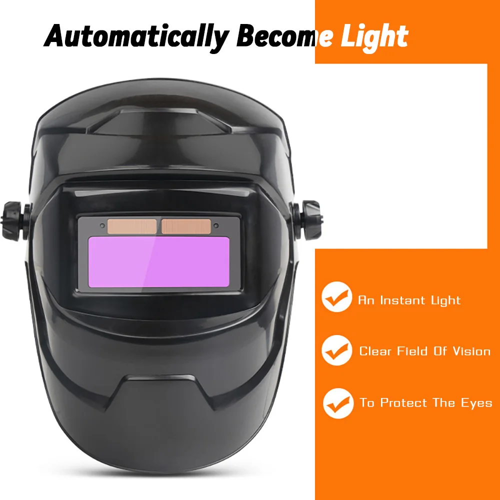 

Welder Darkening Grind Auto Arc Welder Power Color Solar Mask Welding Chameleon True View Weld Cut Large Accessories Helmet For