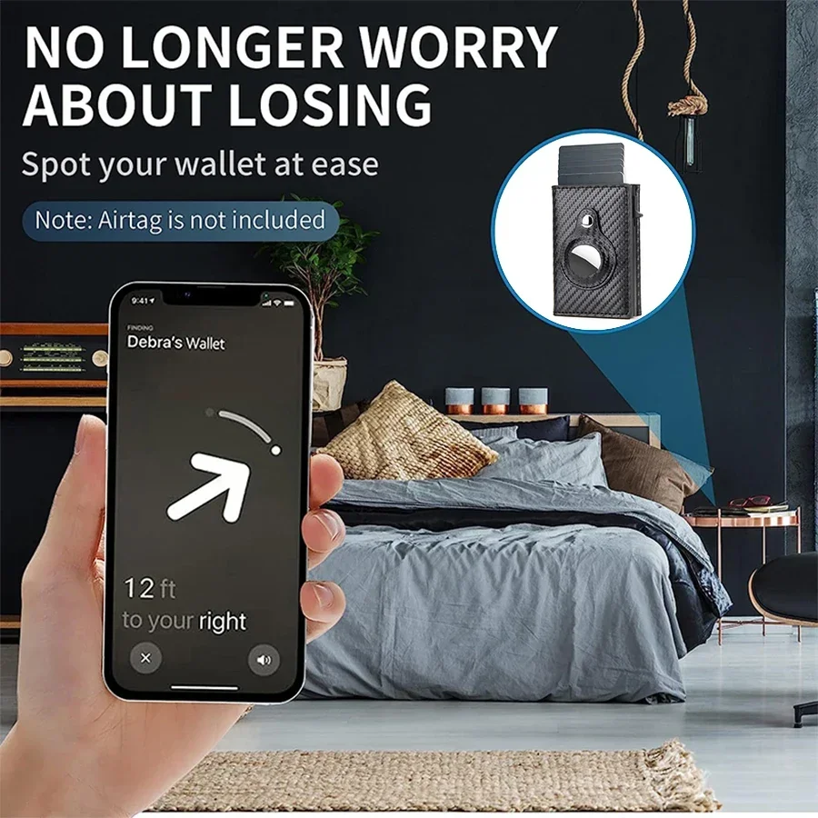 Унисекс радиочастотная идентификация держатель для кредитных карт деловой