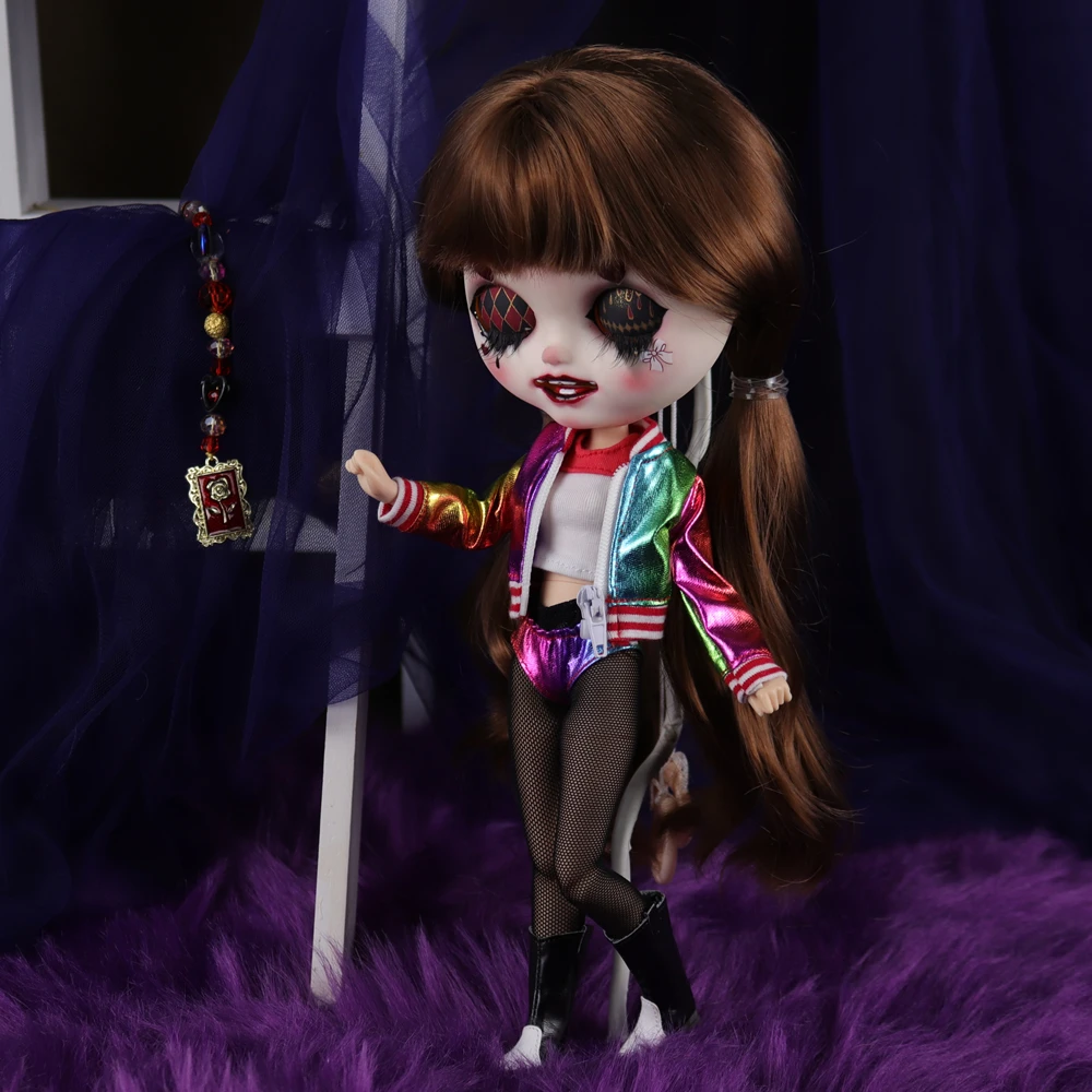 

ICY DBS Blyth Doll Halloween Combination Gothic Cosplay Dressing 1/6 BJD Anime Girl OB24 Moster High
