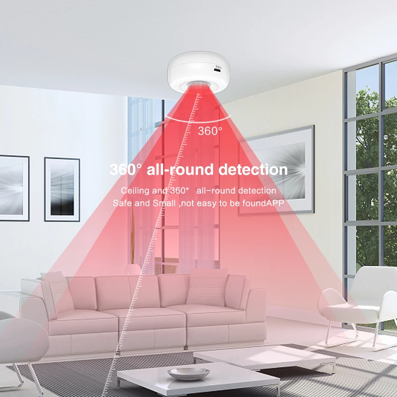 

Tuya WiFi PIR Motion Sensor Smart Home Infrared Passive Detector, Security Burglar Alarm Sensor Remote By Smart Life