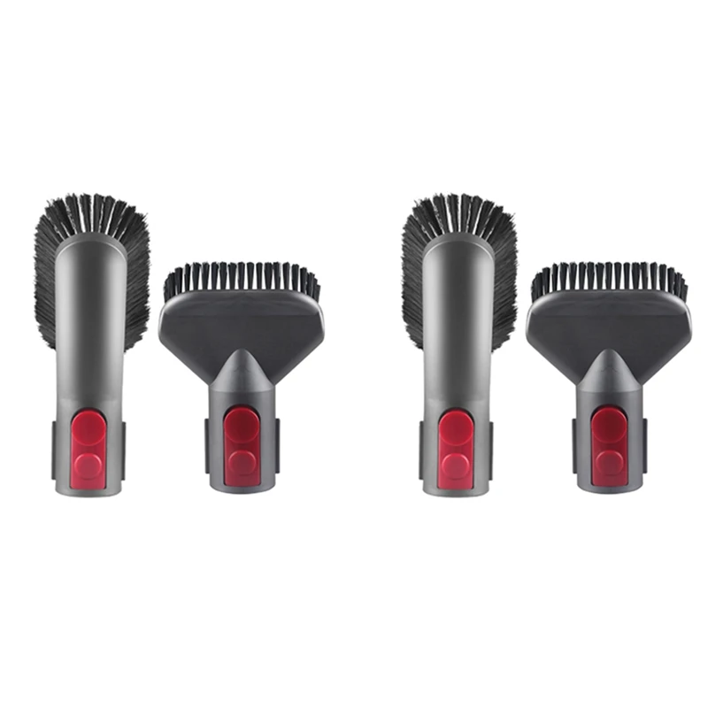 

2 шт., набор для прикрепления щетки для Dyson V8, V7, V10, V11, включая упрямую щетку для грязи, мягкую щетку для удаления пыли