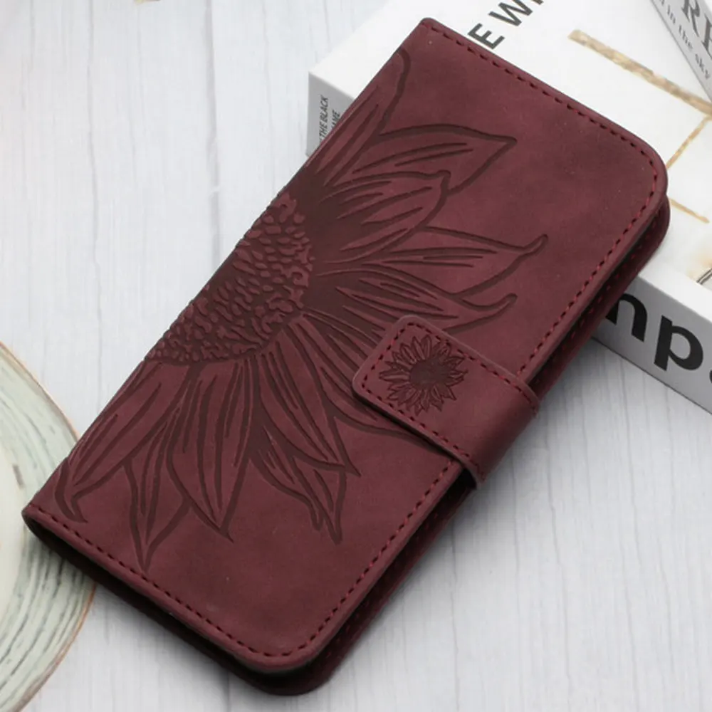

For OPPO A54 A74 A 94 5G Flip Case for OPPO A54S Luxury 3D Emboss Leather Wallet Case OPPO A95 A 92 91 72 52 31 53 A53s A55 Etui