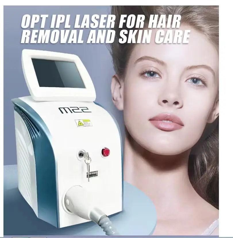 

Free Shipping M22 IPL Machine OPT E-light Vascular Hair Removal &Skin Rejuvenation&Acne TreatmentDouble Exhaust laser Device