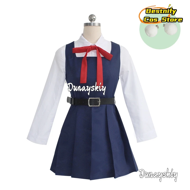 Shigure Ui Косплей Костюм Митака Аса Cos Одежда Парик JK Девушка Школьная Форма