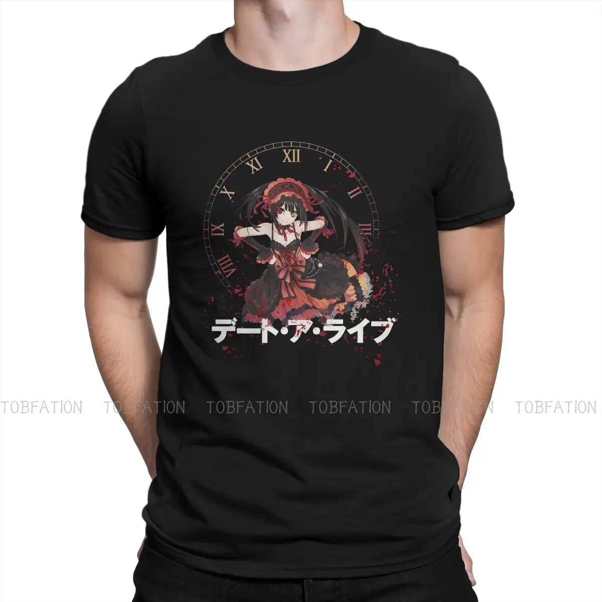 

Kurumi Classic Hip Hop TShirt Date A Live Shido Itsuka Manga Creative Tops Casual T Shirt Male Short Sleeve Special Gift Clothes