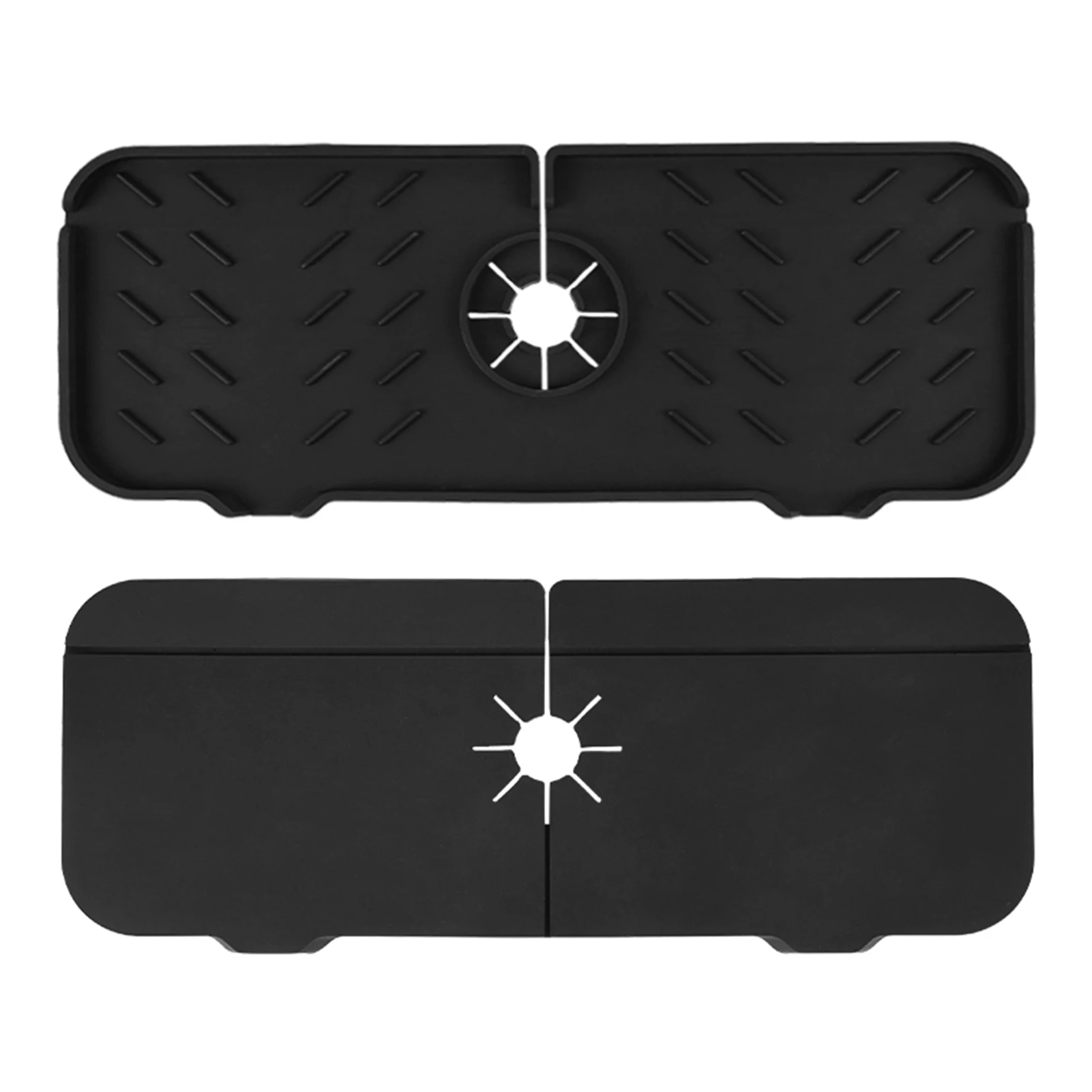 

Силиконовый коврик для крана, силиконовый коврик для крана, Ловец для воды, ручка для крана, лоток для ванной, кухни, черного, серого цветов