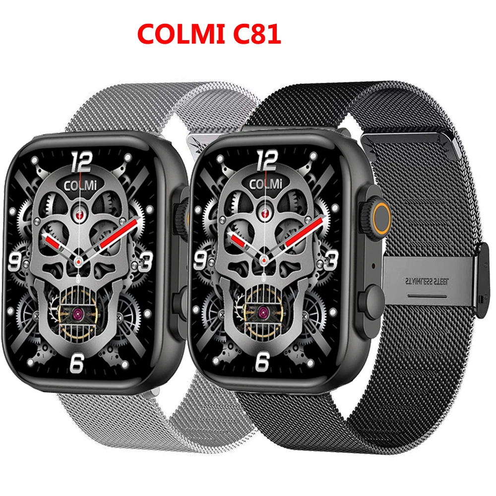 

22mm Mesh Watch Band for COLMI C81 P71 P68 P60 Bracelet Wrist Strap Loop for COLMI P68 P60 Watchband Accessories