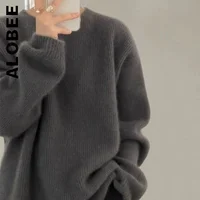 Alobee Women Sweater Knitted New Vintage Sweaters Women Casual Turtleneck Top Women Sweet Inner Wear Stylish Women's Clothing