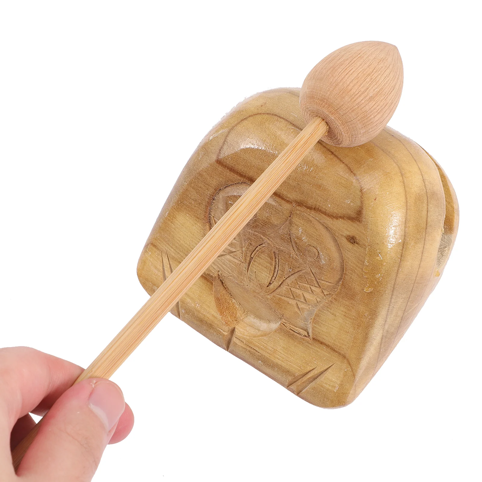 

Suite Small Percussion Instrument Delicate Wooden Knocker Carving Decor
