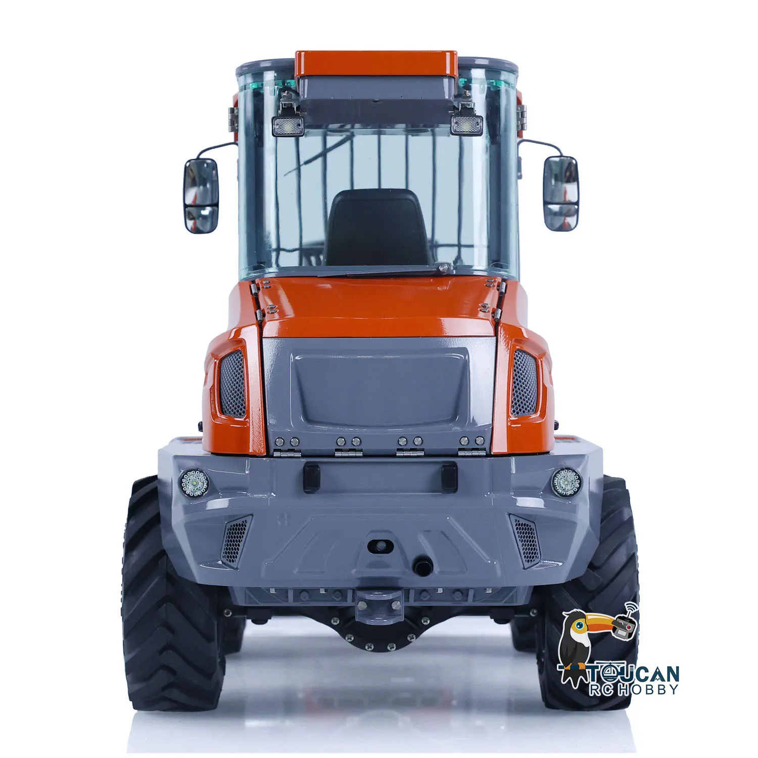 LESU 1/14 RC гидравлический погрузчик AOUE MCL8 окрашенная собранная игрушка модель