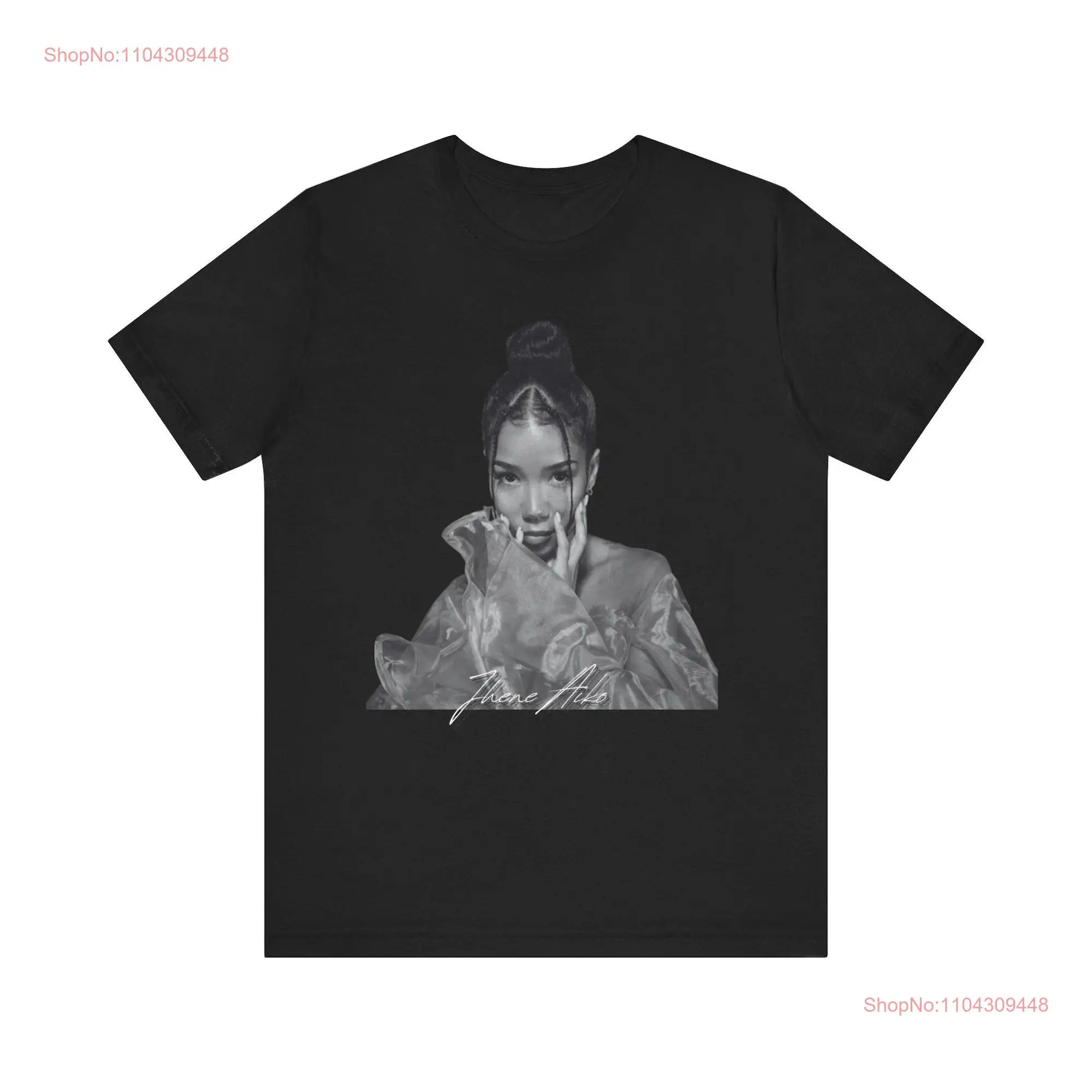 Футболка Jhene Aiko Fan 2024 Big SEAN RNB Queen Soul Music Chilombo Penny Peace Jehne Aikeo с длинными или короткими