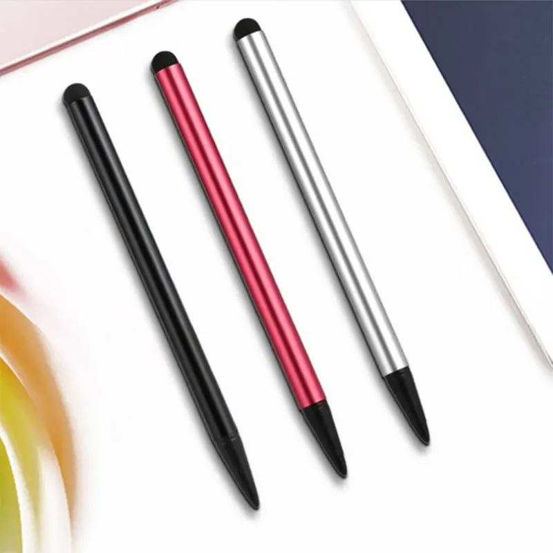 

2 In 1 Dual-Head Purpose Touch Head Touch Resistive Capacitive Screen Pen for Mobile Phones Game Consoles Tablets