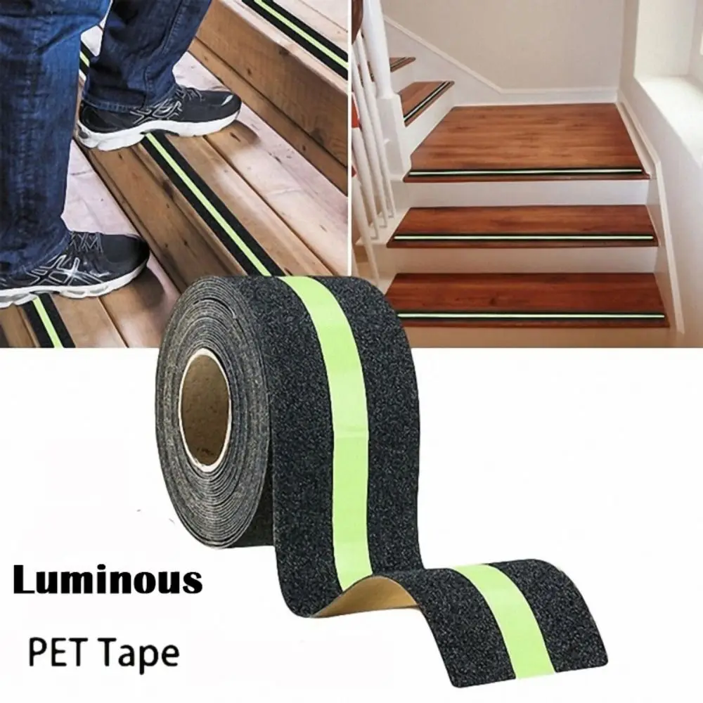 

High Grip Warning Tape Anti Slip Adhesive Glow in The Dark Safety Track Tape Skid Tape For Stair Treads