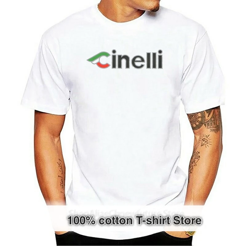 

Винтажная Классическая футболка с логотипом Cinelli