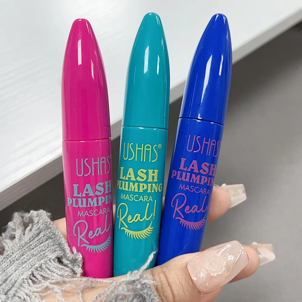 Водостойкая Черная тушь для ресниц 4D плотная быстросохнущая Женская