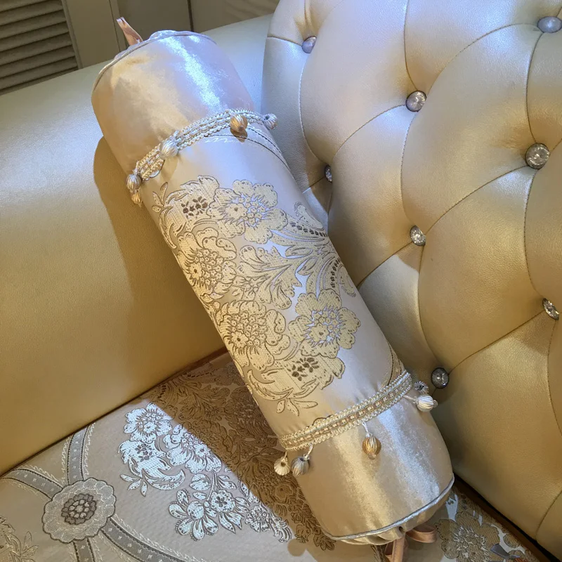 Диванные декоративные подушки многофункциональные цилиндрические наволочки