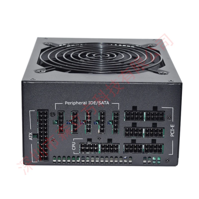 Оригинальный 1800 Вт полный модуль майнинга 180 В-240 В блок питания 6 GPU Ethereum ETH ATX PC psu