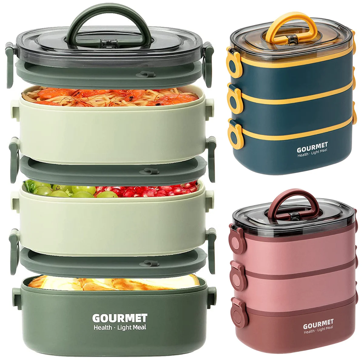 

Портативный Ланч-бокс в японском стиле, 2000 мл