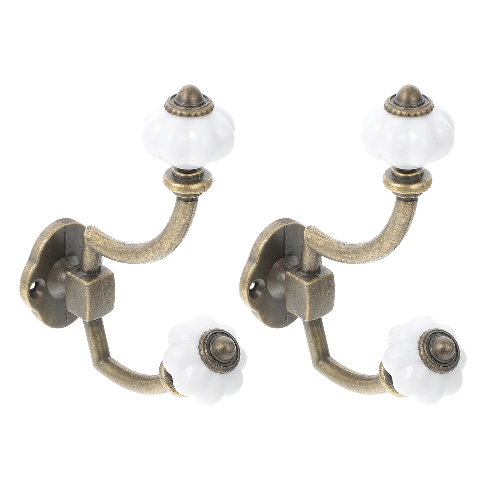 

2 шт. крючки для одежды, винтажный крючок из сплава, декоративный крючок для шкафа, настенный держатель для шляпы