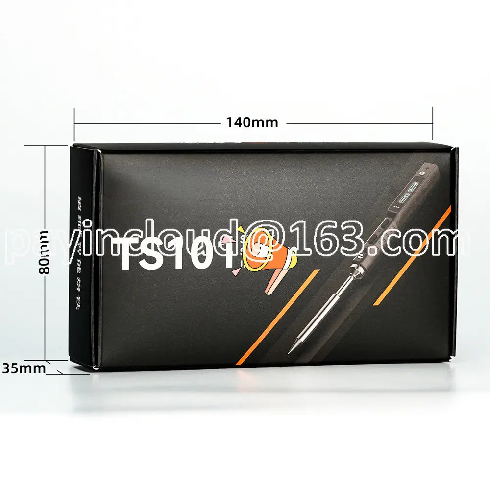 

TS101 Mini USB Electric Soldering Iron Adjustable Temperature Portable Digital Solder Station B2 Tip 65W TS100 Upgrade