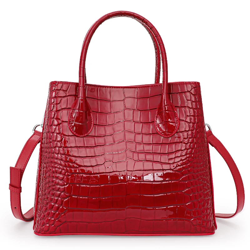 Aidrani Роскошная женская сумка с ручкой сверху из натуральной яловой кожи