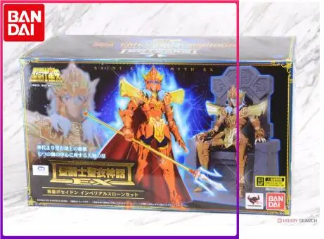 

Saint Seiya BANDAI Tamashii Nations Myth Saint Cloth EX Action Figure Sea King Poseidon luxury Throne Set