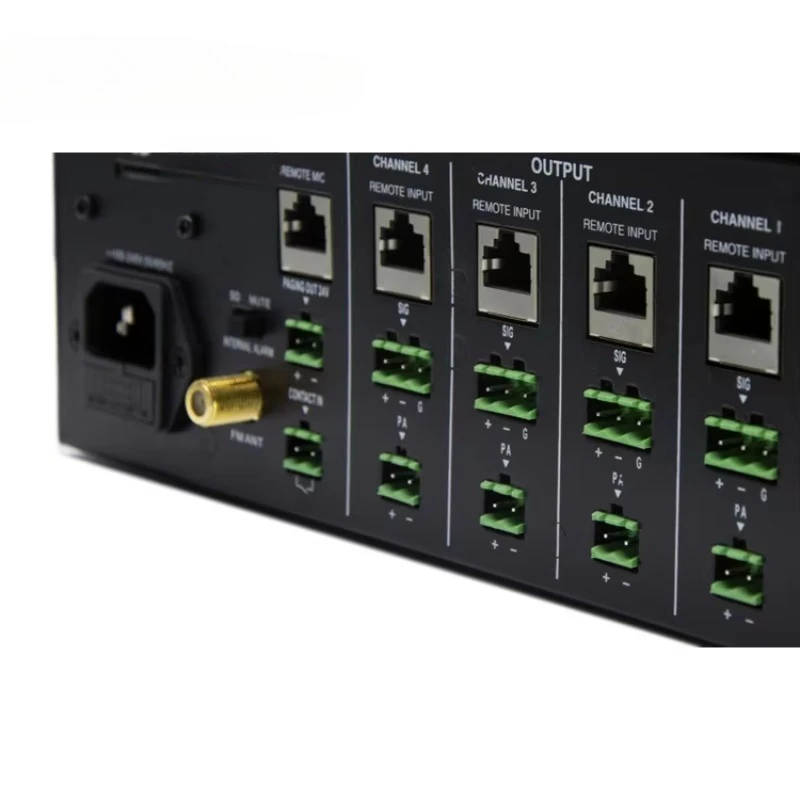 Система экстренного вещания PP-6284 II4600P PA, 600 Вт * 4 канала, 8x4 аудиоматричный усилитель с мультиисточниковым проигрывателем (art.: 3920db2ff7a34) - 3920db2ff7a34