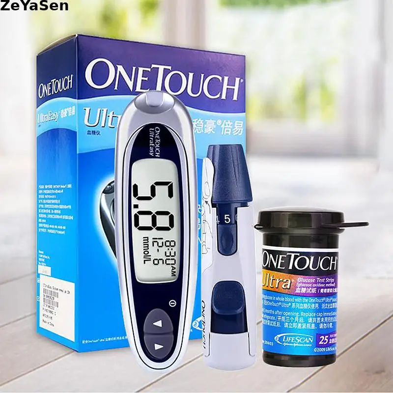 

EXP:2023-8 ONETOUCH Ultra Blood Suger Meter 100pcs Test strips One Touch Bloedglucose Mesure Glucose Tester