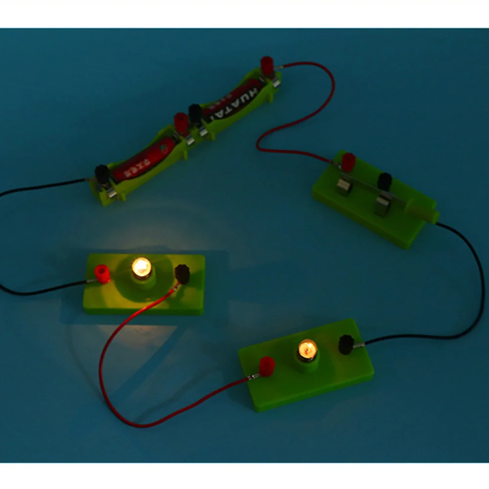 DIY Circuit Electricity Learning Kit Физика Развивающие игрушки для детей STEM Эксперимент