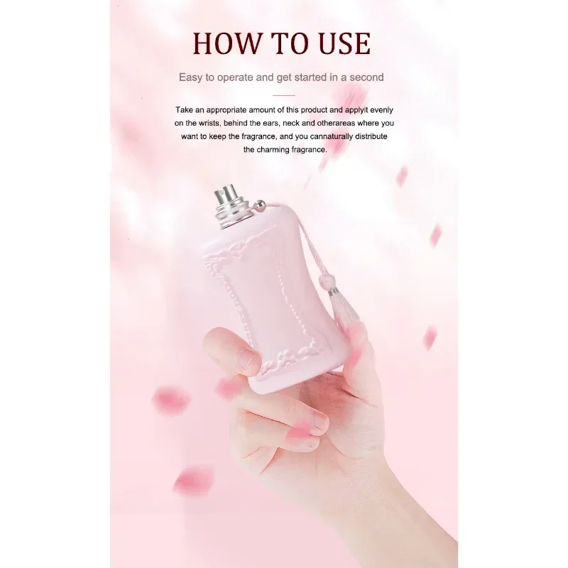 75 мл оригинальные духи с феромонами аромат высокое качество женский подарок Delina