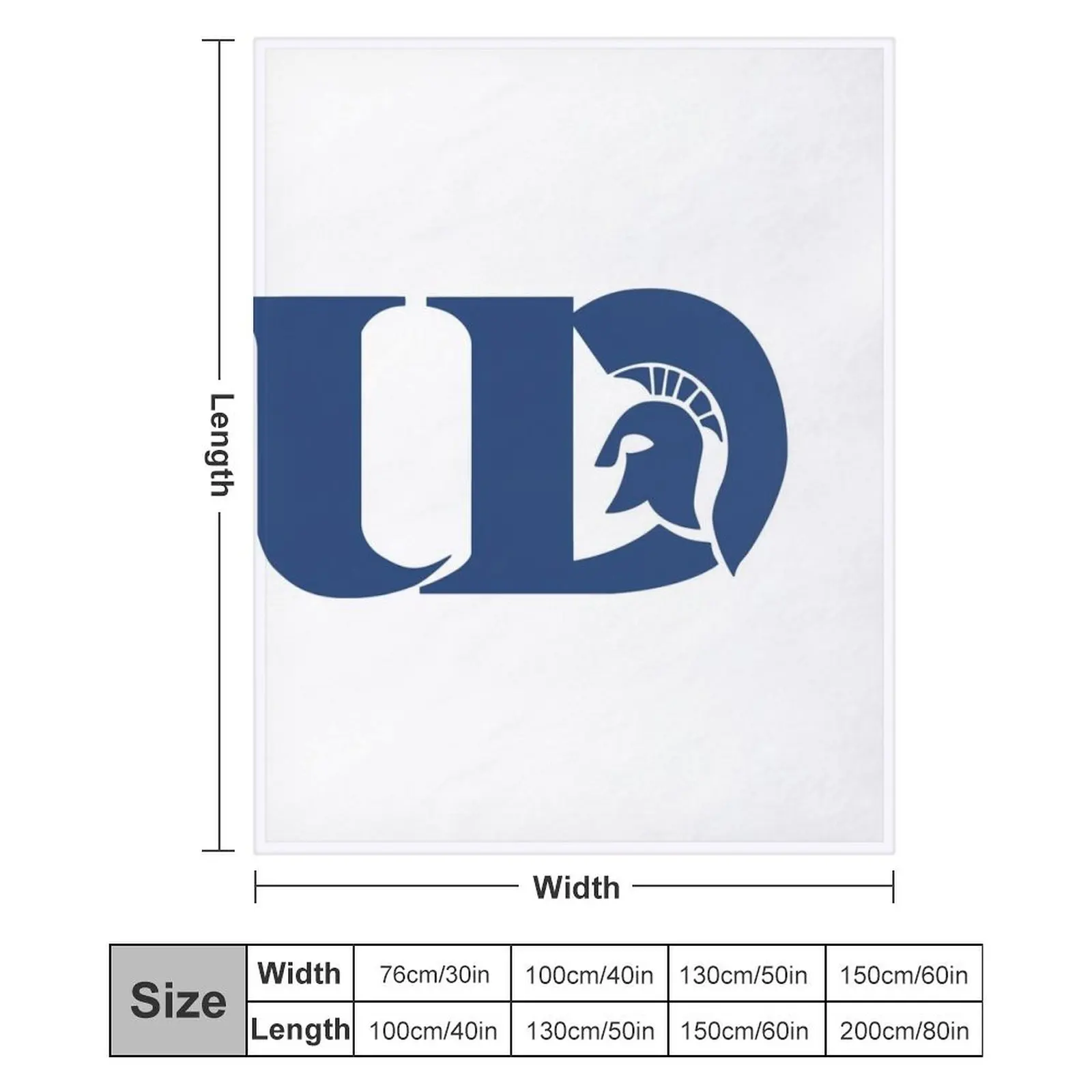 Университет дубика-спартанцев Плед-кровать Плед Пляж Очень Большие Пледы