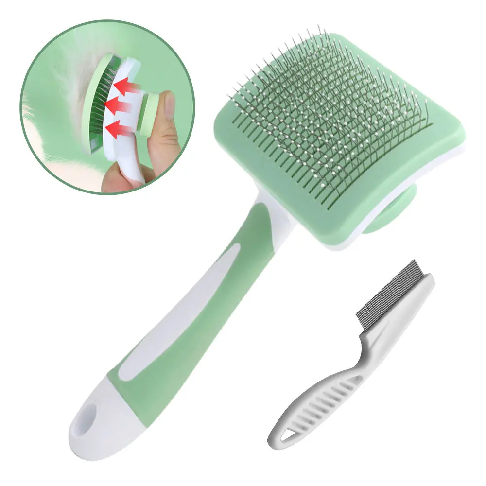 

Supplies Pet Long Shedding Brush Slicker Beauty Brush Dog Hair Remover Indoor Cat Cleaning Hair Grooming Cats Pet Comb Hair