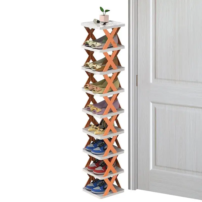 

Shoe Racks Multi-Layer Shoe Organizer Cabinet Tower Shelf Creative Tower Shelf Storage Home Supplies For Entryway Bedroom Living