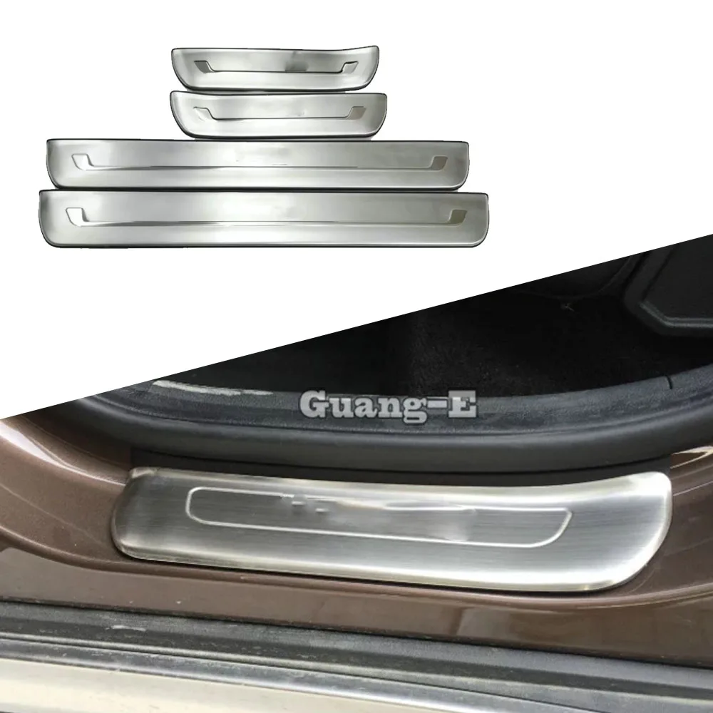 

4 шт., автомобильные накладки на двери из нержавеющей стали для Kia Sportage KX5 2016 2017 2018