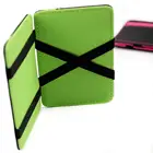 Мужские кошельки, мини тонкий держатель для удостоверения личности, визитных карт, чехол, маленький кошелек для монет, Женский Карманный Кошелек из искусственной кожи с зажимами для денег