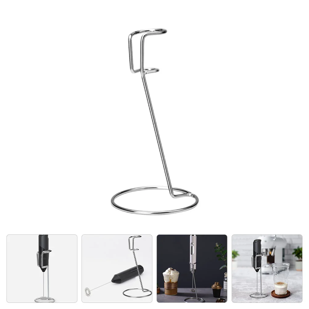 

Stand Frother Holdermixer Egg Rack Beater Coffee Whisk Rest Electric Eggbeater Bracket Handheldstainless Maker Blender Kitchen