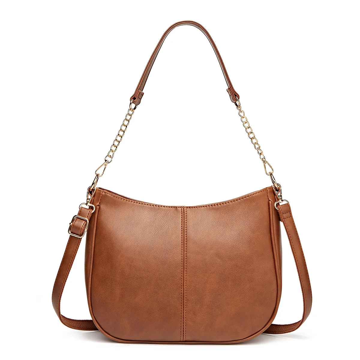 New Women's Simple and Fashionable Handbag, European and American Trend Shopping Travel Diagonal Straddle Shoulder Bag