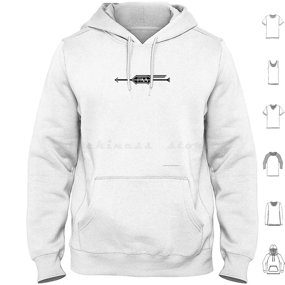 

Pan Am 1920S Paa Arrow Hoodie cotton Long Sleeve Pan Am Panam Pan American Airways Pan American World Airways Vintage