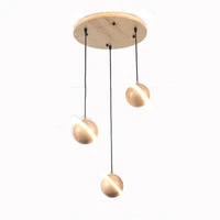 modern simple nordic creative planet led chandelier living home room decoration lights stair adornment ceiling lights