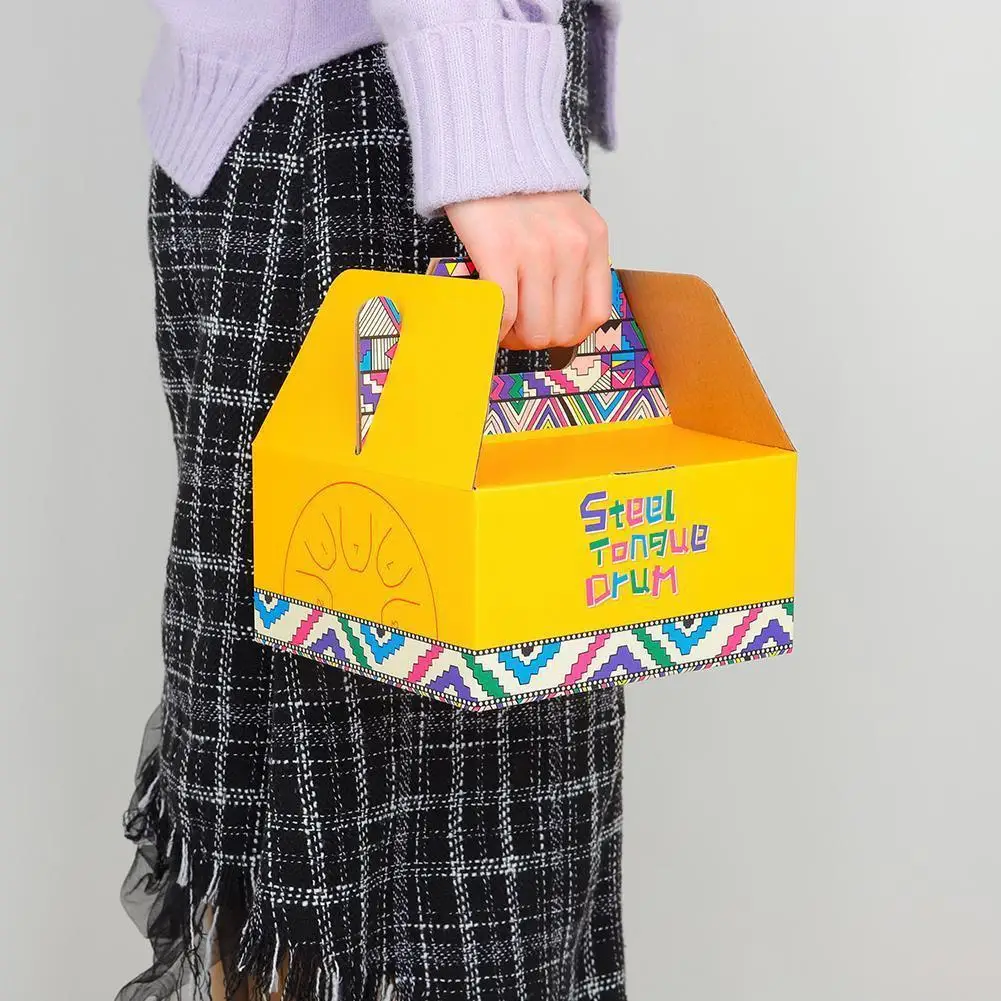 

5.5 Inch Worries Drum Ethereal Drum Steel Tongue Pocket Music Instrument Yoga Percussion Drum Meditation F7f8